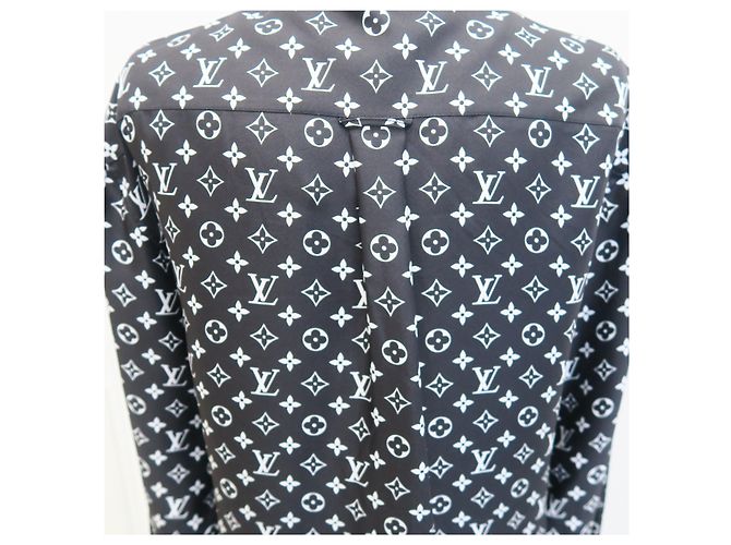 Louis Vuitton Seidenhemd mit Monogramm-Muster - Ansicht 8