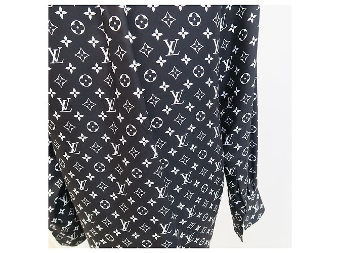 Louis Vuitton Seidenhemd mit Monogramm-Muster - Ansicht 9
