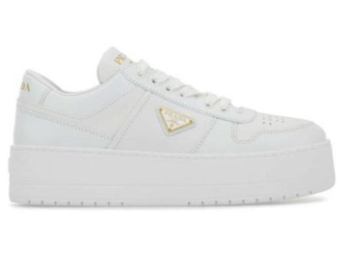 Prada Downtown Bold Leder-Sneaker - Ansicht 4