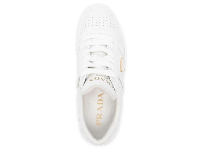 Prada Downtown Bold Leder-Sneaker - Ansicht 7