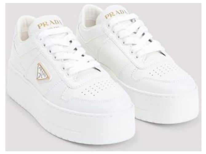 Prada Downtown Bold Leder-Sneaker - Ansicht 8