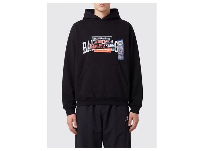 Balenciaga Bumper Sticker Medium Fit Hoodie - Ansicht 4