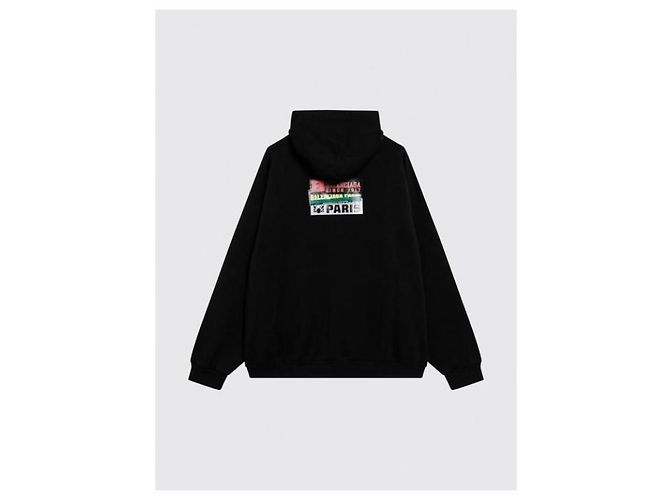 Balenciaga Bumper Sticker Medium Fit Hoodie - Ansicht 6