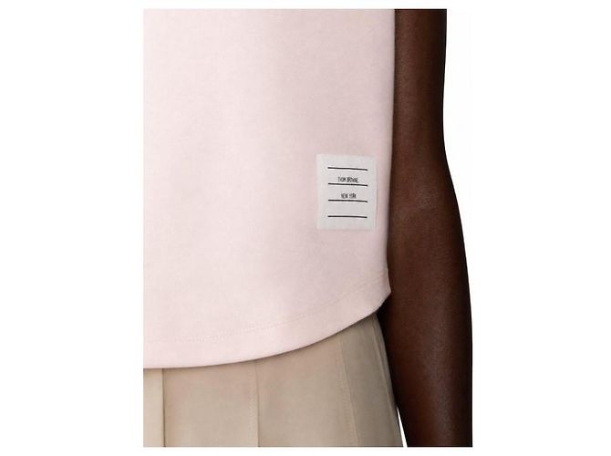 Thom Browne Camiseta con bolsillo de algodón Milano - vista 5