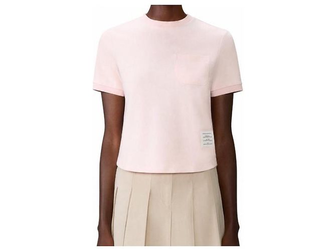 Thom Browne Camiseta con bolsillo de algodón Milano - vista 6
