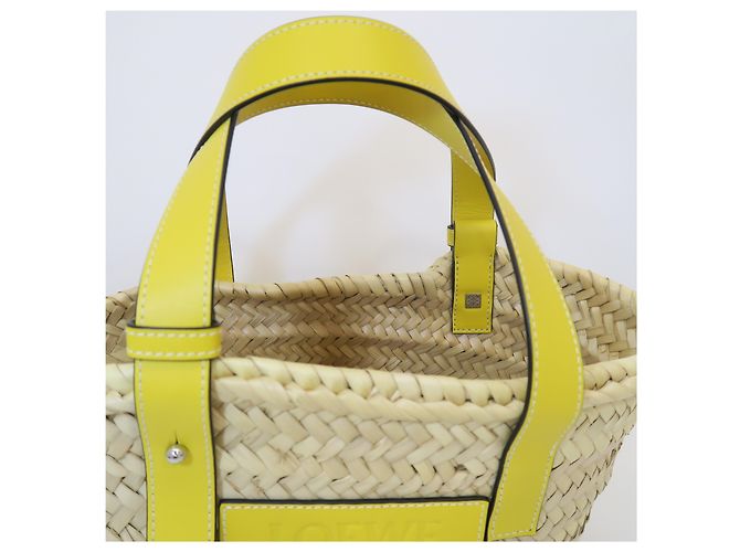 Loewe Gewebte Korb-Tote-Bag Limited Edition Farbe Yellow - Ansicht 3