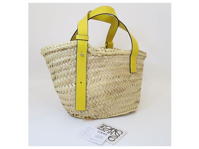 Loewe Gewebte Korb-Tote-Bag Limited Edition Farbe Yellow - Ansicht 6