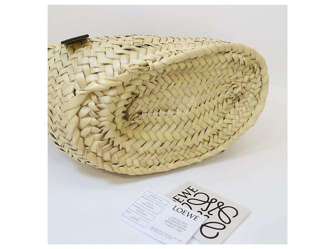 Loewe Gewebte Korb-Tote-Bag Limited Edition Farbe Yellow - Ansicht 8