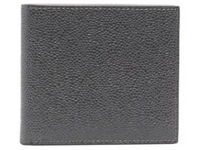 Thom Browne Pebble Grain Bi-Fold Wallet - view 4