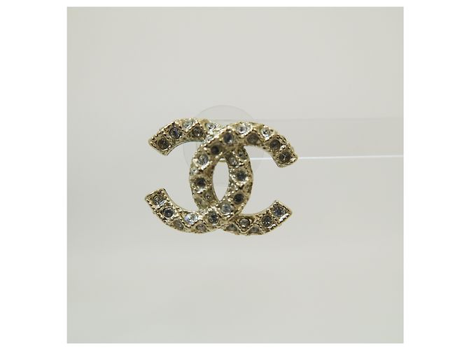 Chanel Orecchini placcati in oro con cristalli - vista 5