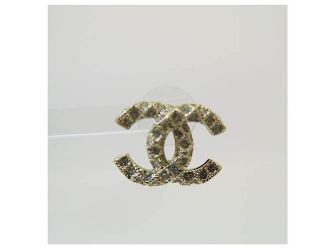 Chanel Orecchini placcati in oro con cristalli - vista 6