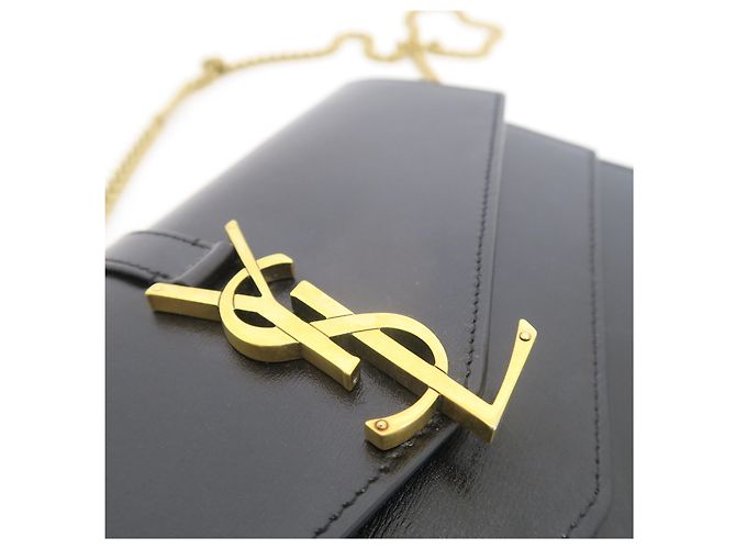 Autre Marque Borsa Crossbody Shellpiece Black Gold - vista 2