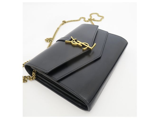 Autre Marque Borsa Crossbody Shellpiece Black Gold - vista 3
