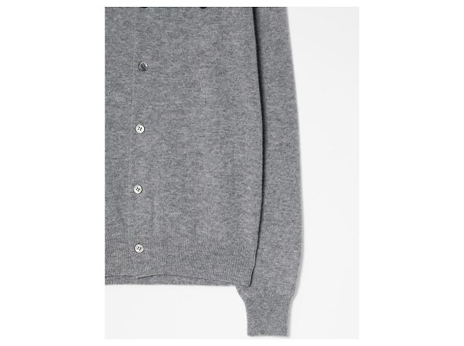 Comme Des Garcons Strickcardigan Herz Gray AX - Ansicht 9