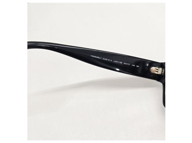 Chanel Gafas Logo CC Corazón Negro - vista 10