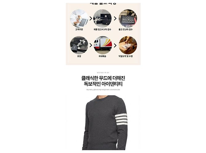 Thom Browne Pullover in lana merino fine da uomo - vista 8
