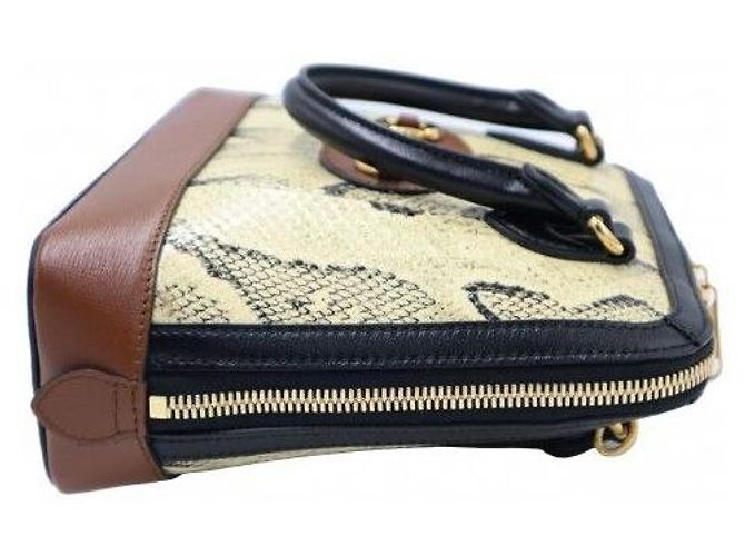 Gucci Python Horsebit Small Top Handle - vista 6