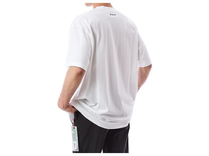 Off White Mona Lisa Print Oversized T-Shirt - Ansicht 12