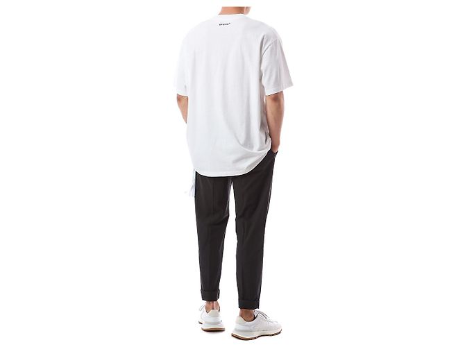 Off White Mona Lisa Print Oversized T-Shirt - Ansicht 13