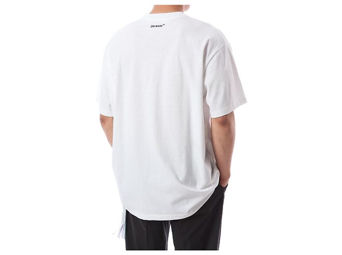 Off White Mona Lisa Print Oversized T-Shirt - Ansicht 14