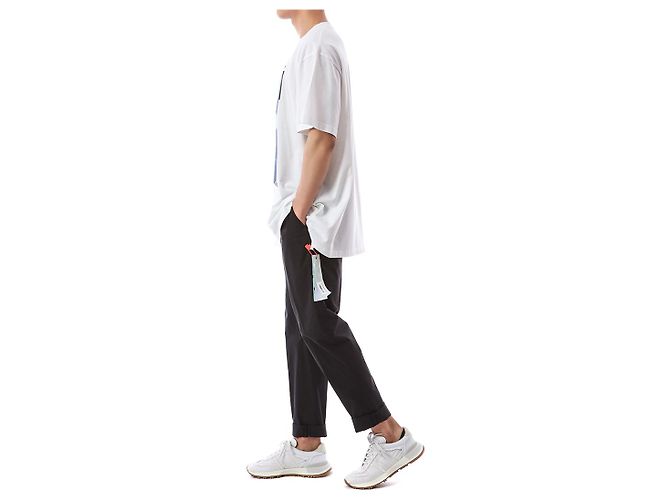 Off White Mona Lisa Print Oversized T-Shirt - Ansicht 9