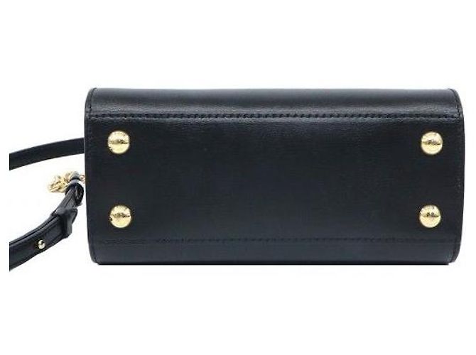 Salvatore Ferragamo Picca borsa a mano in vitello nero New Vara Bow - vista 5