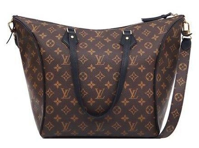 Louis Vuitton Borsa Tote Monogram Canvas MM Nero - vista 3