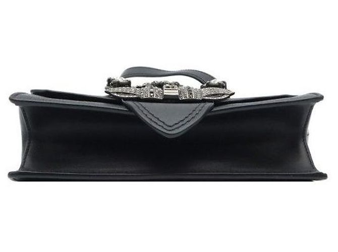 Miu Miu Borsa a tracolla Crystal Lady in pelle nera - vista 6