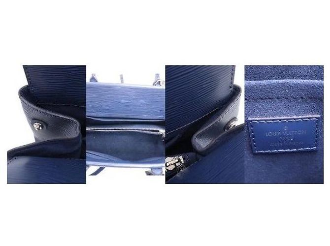 Louis Vuitton Borsa Milly MM in pelle Epi blu - vista 8