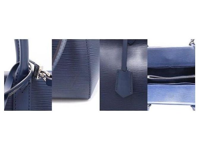 Louis Vuitton Borsa Milly MM in pelle Epi blu - vista 9
