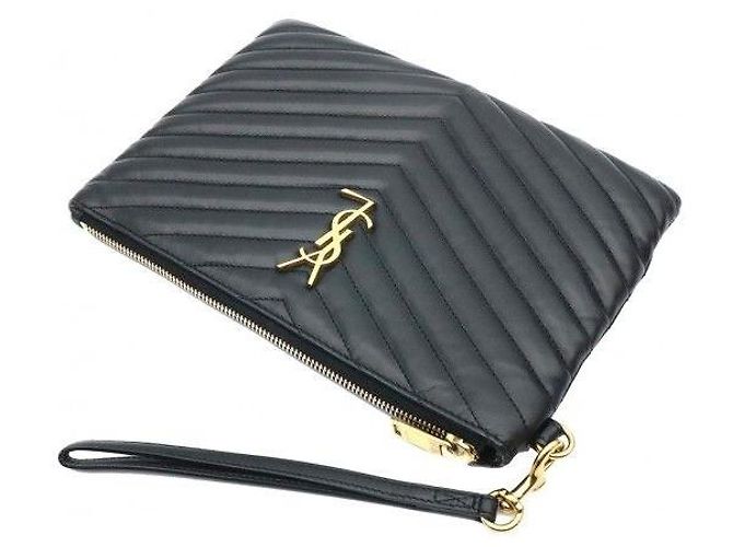 Autre Marque Classic Monogram Small Strap Pouch Clutch - Ansicht 5