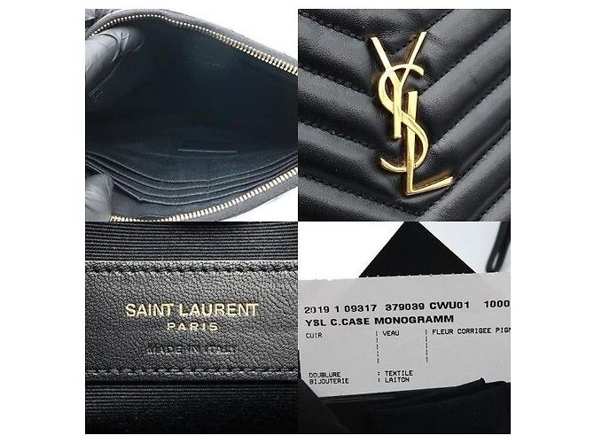 Autre Marque Classic Monogram Small Strap Pouch Clutch - Ansicht 8