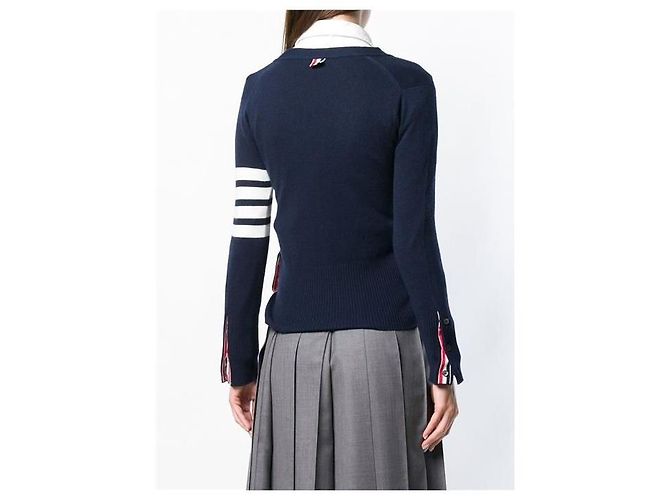 Thom Browne Kaschmir-Cardigan für Damen Navy - Ansicht 5