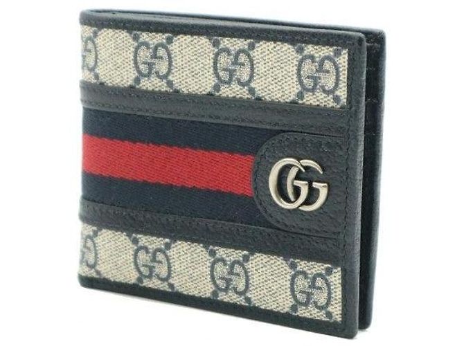 Gucci Cartera Ophidia GG Supreme Canvas Leather - vista 3