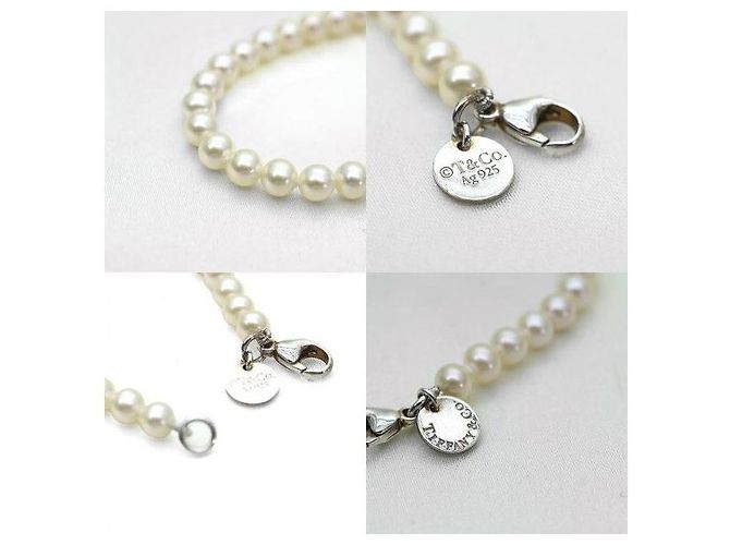 Tiffany & Co Bracciale di perle Sterling Silver Ziegfeld Collection - vista 5