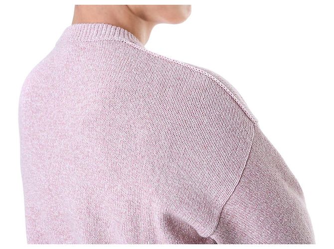 Loro Piana Kaschmir Rundstrick Pullover Rosa - Ansicht 24
