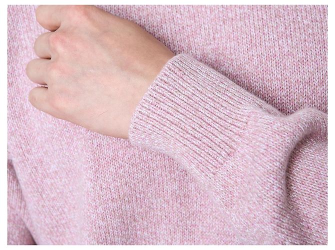 Loro Piana Kaschmir Rundstrick Pullover Rosa - Ansicht 27