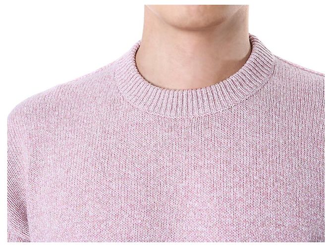 Loro Piana Kaschmir Rundstrick Pullover Rosa - Ansicht 4