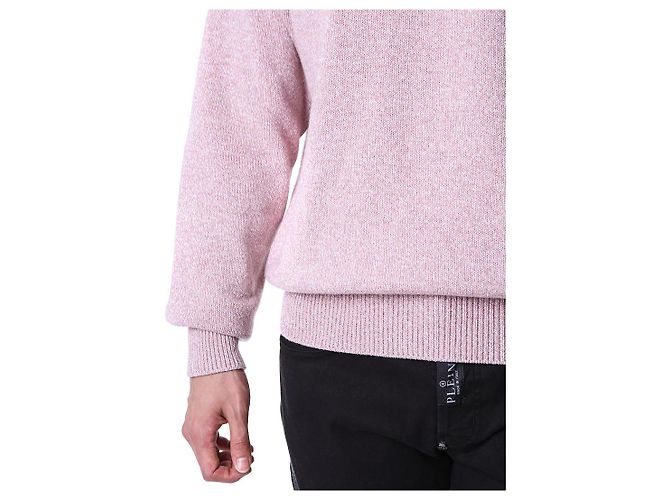 Loro Piana Kaschmir Rundstrick Pullover Rosa - Ansicht 5