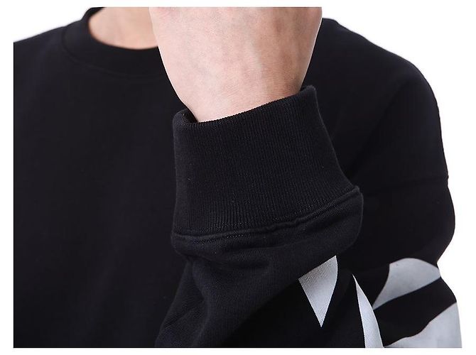 Off White Diagonal Fleece Sweatshirt - Ansicht 24