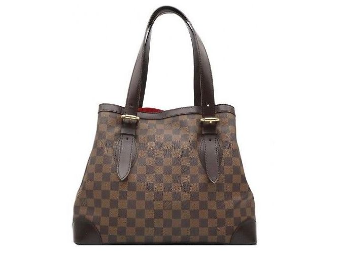 Louis Vuitton Borsa a tracolla Hampstead MM in tela Damier Ebene - vista 3