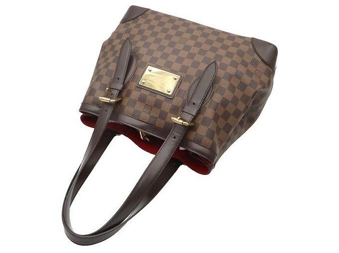 Louis Vuitton Borsa a tracolla Hampstead MM in tela Damier Ebene - vista 4