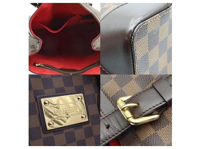 Louis Vuitton Borsa a tracolla Hampstead MM in tela Damier Ebene - vista 6
