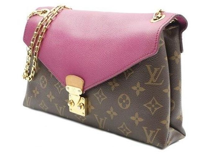 Louis Vuitton Borsa a tracolla con catena Palace in Monogram Canvas Fuchsia - vista 2