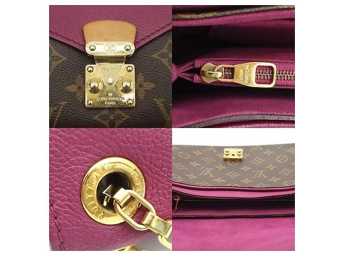 Louis Vuitton Borsa a tracolla con catena Palace in Monogram Canvas Fuchsia - vista 6
