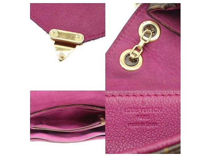 Louis Vuitton Borsa a tracolla con catena Palace in Monogram Canvas Fuchsia - vista 7