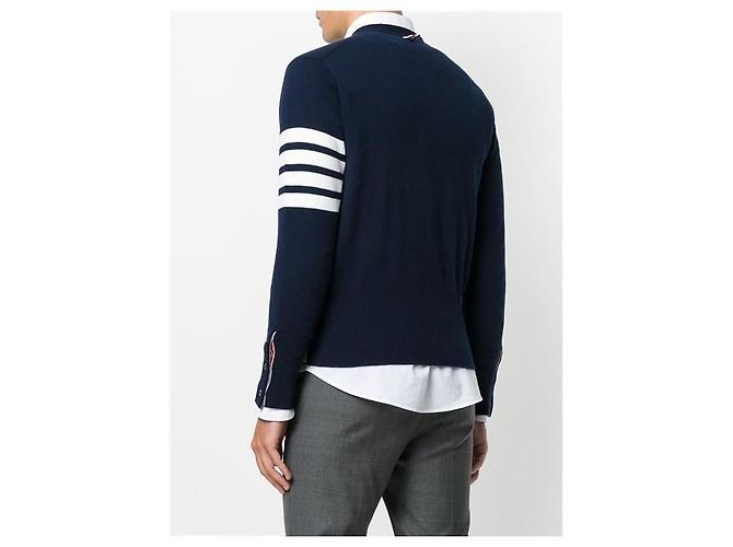 Thom Browne Cashmere Cardigan Navy - Ansicht 3