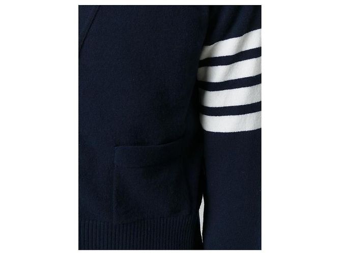 Thom Browne Cashmere Cardigan Navy - Ansicht 4