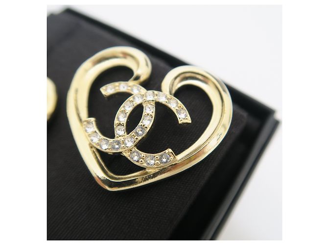 Chanel Orecchini Big Heart Gold Jennie - vista 6