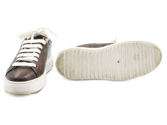 Louis Vuitton Sneakers Timeout da donna in tela Monogram - vista 6
